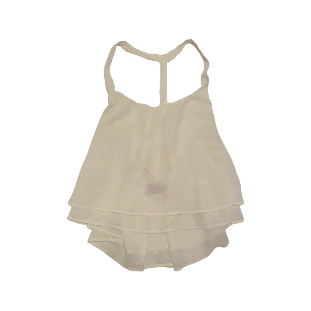 Show Me Your Mumu White Flowy Strappy Tank